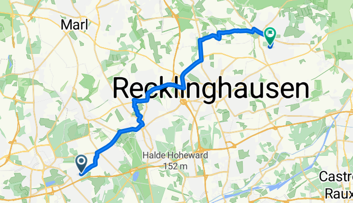 Schievenstraße, Gelsenkirchen nach Memelstraße, Oer-Erkenschwick