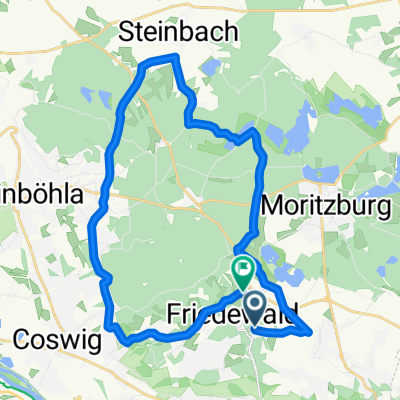 Käthe-Kollwitz-Straße, Moritzburg nach Auerweg, Moritzburg