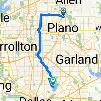E Spring Creek Pkwy, Plano to White Rock Lake Trail, Dallas