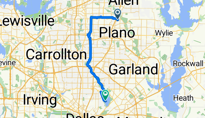 E Spring Creek Pkwy, Plano to White Rock Lake Trail, Dallas