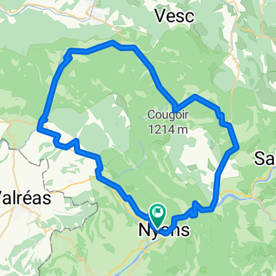Nyons Runde 68km