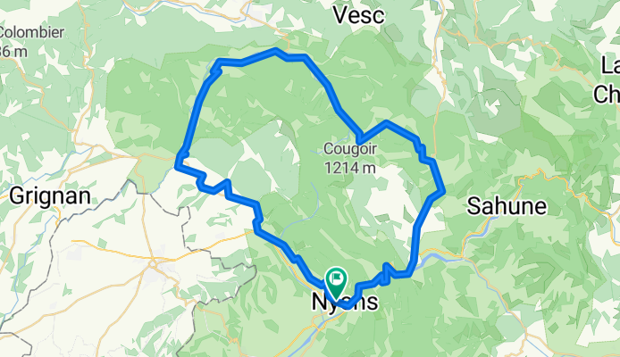 Nyons Runde 68km