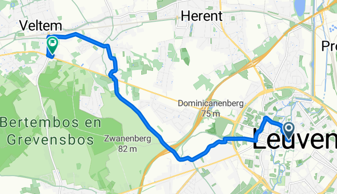 Brusselsestraat, Löwen nach Brusselsesteenweg, Herent