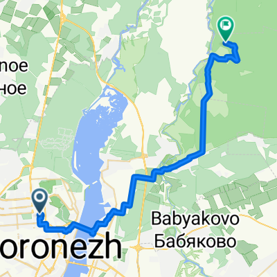 От улица Хользунова до Неизвестная Дорога