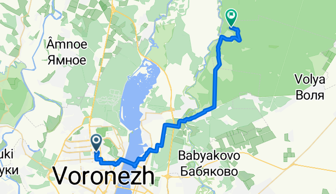 От улица Хользунова до Неизвестная Дорога