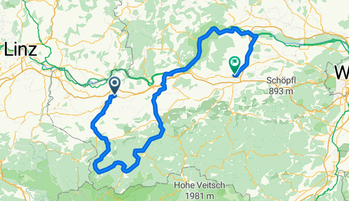 Von Amstetten bis Sankt Pölten