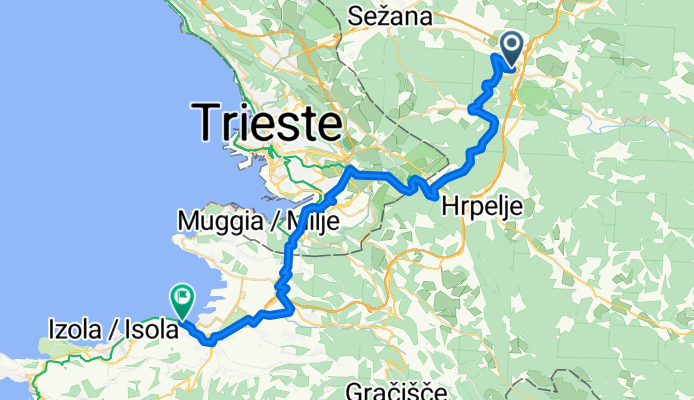 Kolodvorska ulica to Strada dell'Istria