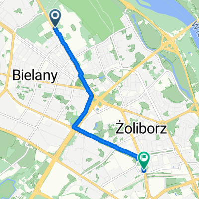 Marymoncka, Warsaw to al Jana Pawła II, Warsaw