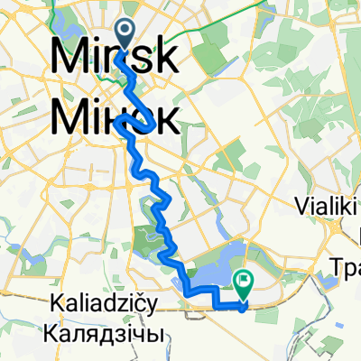 маршрут из проспект Машерова