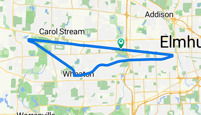 Great Western Trail - Illinois Prairie Path, Churchill Loop (Little Wedge)