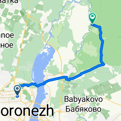 От улица Хользунова до Неизвестная Дорога