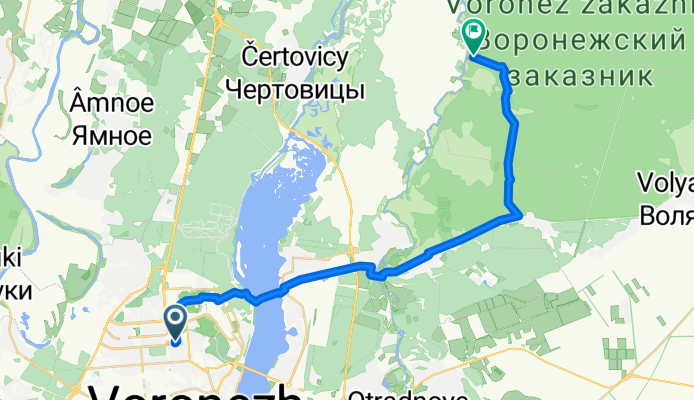 От улица Хользунова до Неизвестная Дорога