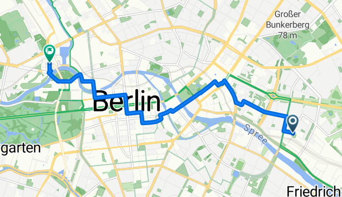 Berlin Ost nach Berlin HBF