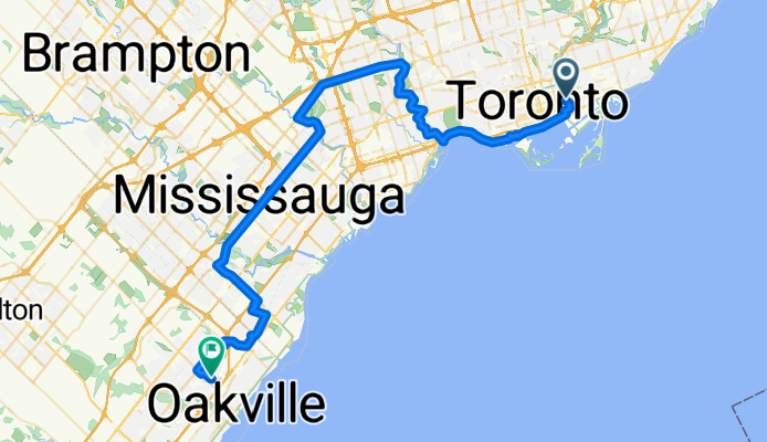 Shuter St, Toronto to White Oaks Blvd, Oakville