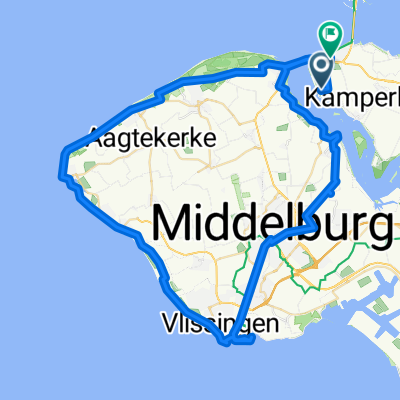 Route in Kamperland