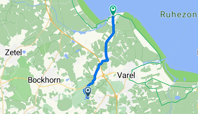 Route zu Park Dangast