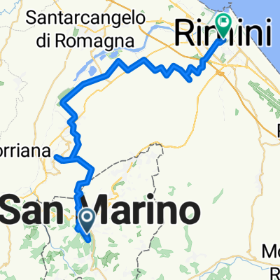 Von San Marino bis Rimini