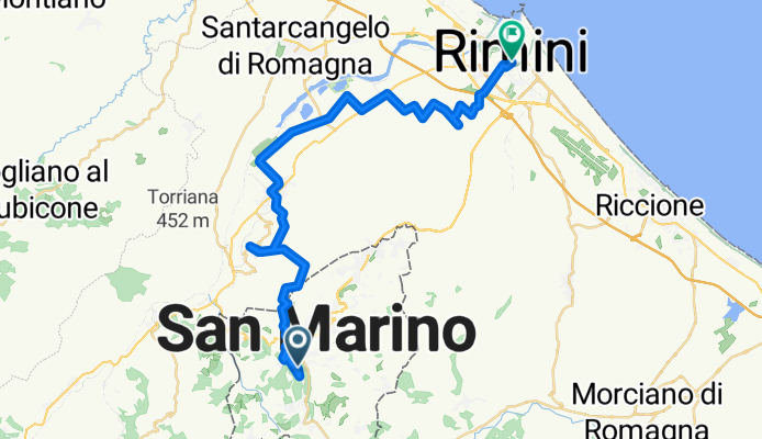 Von San Marino bis Rimini