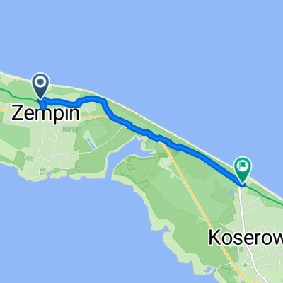 Promenadenweg, Zempin nach Am Strande, Koserow