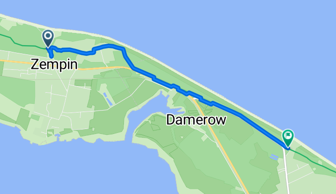 Promenadenweg, Zempin nach Am Strande, Koserow