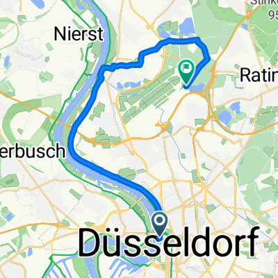 Route in Düsseldorf