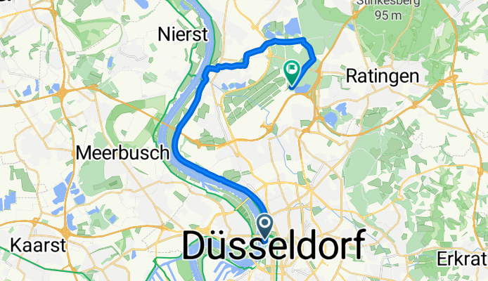 Route in Düsseldorf