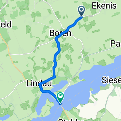 Kaltoft, Boren nach Lindaunisbrücke, Boren
