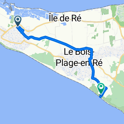 Rue de la Parée, La Couarde-sur-Mer à Le Bois-Plage-en-Ré