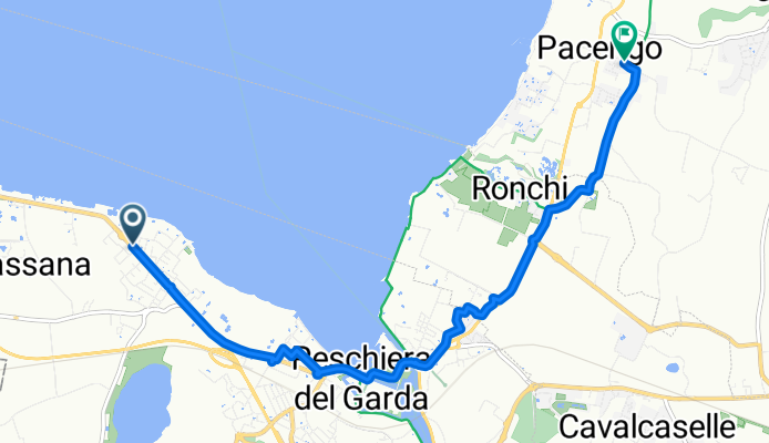 Von Peschiera del Garda bis Lazise