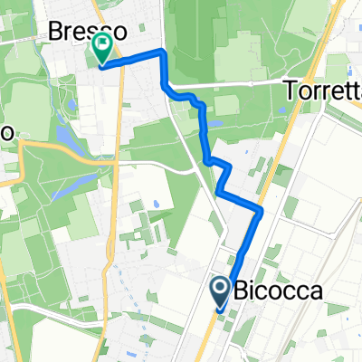 Viale Fulvio Testi, Милан до Via Ludovico Ariosto, Брессо