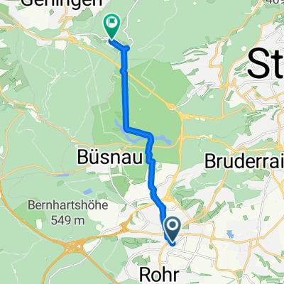 Herrenberger Straße, Stuttgart nach Solitudestraße, Stuttgart