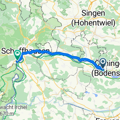 Von Stein am Rhein bis Neuhausen am Rheinfall