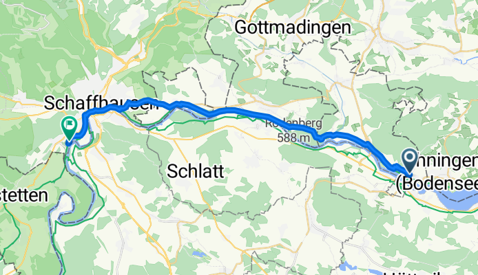 Von Stein am Rhein bis Neuhausen am Rheinfall