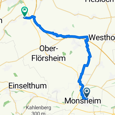 Biengartenstraße nach Am Wöllstein