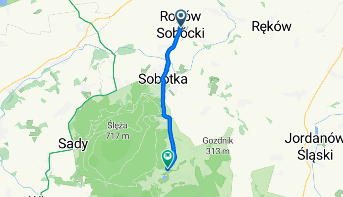 Wroc艂awska, Rog贸w Sob贸cki do Jutrzenki, Sulistrowice