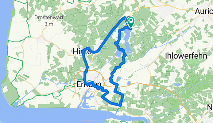 Großes Meer nach Emden (Rundtour)
