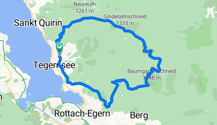 Rundwanderung Tegernsee - Baumgartenschneid - Gindelalmschneid