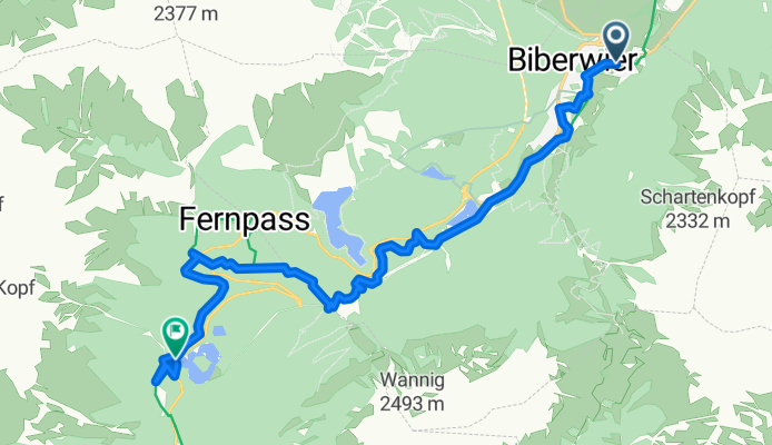 Mühlsteig, Biberwier nach Sameranger I, Nassereith