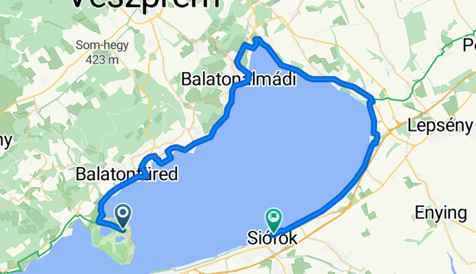 Csokonai utca, Tihany - Glatz Henrik utca, Siófok