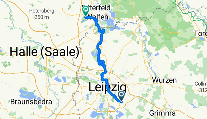 Roßstraße nach Zörbiger Straße