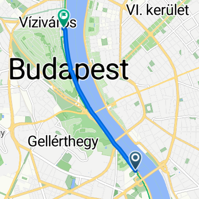 Műegyetem rakpart, Budapest - Bem rakpart, Budapest