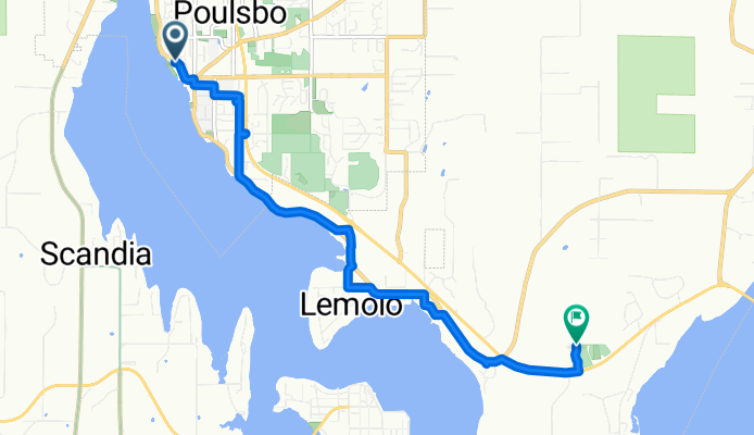 King Harald V Vei, Poulsbo to State Highway 305 NE, Poulsbo