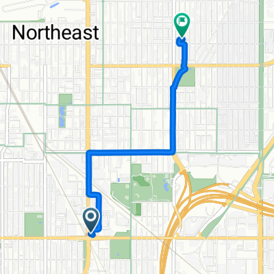 Broadway St NE, Minneapolis to NE Ulysses St, Minneapolis