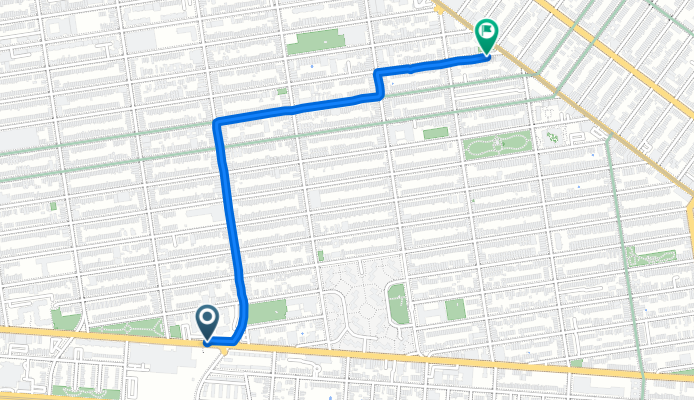 Fulton St, New York to Putnam Ave, New York