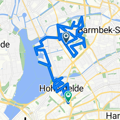 Beethovenstraße, Hamburg nach Lübecker Straße, Hamburg