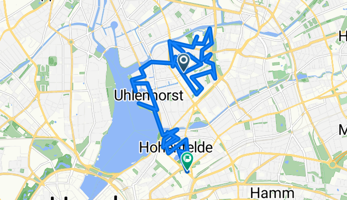 Beethovenstraße, Hamburg nach Lübecker Straße, Hamburg