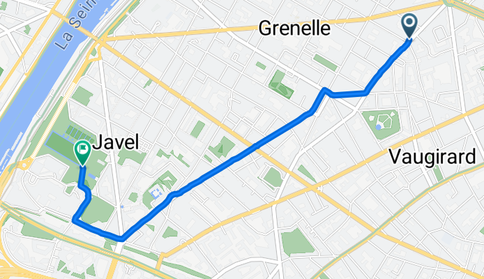 Rue de la Croix Nivert, Paris à Grande Rue Deux - au Fil de la Seine, Paris