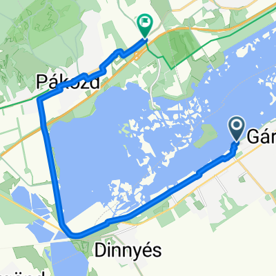 Üdülők útja, Gárdony - 81307-es mellékút, Pákozd