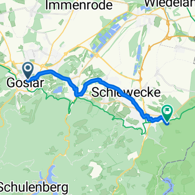 Bäckerstraße, Goslar nach Stübchentalstraße, Bad Harzburg