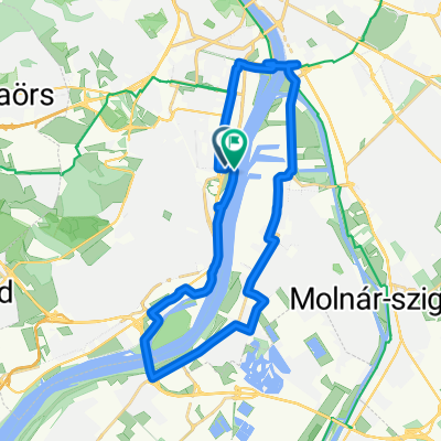 Dunaparti megálló - Kis Csepel kör